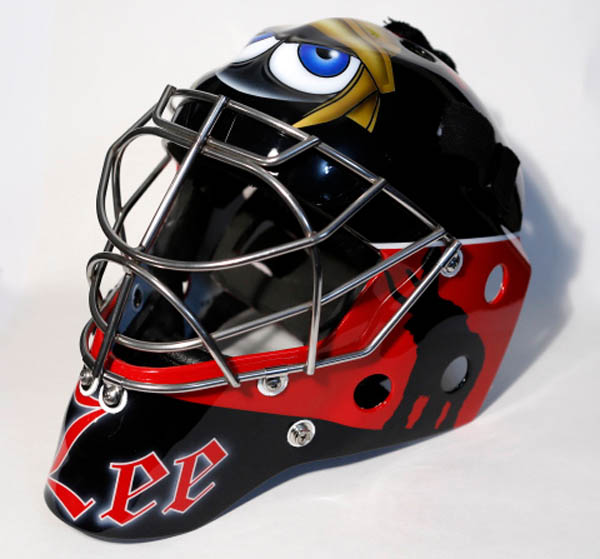 Goalie mask, Custom Airbrush