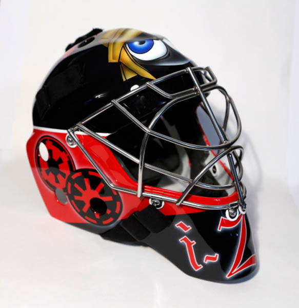 Goalie mask, Custom Airbrush 1416