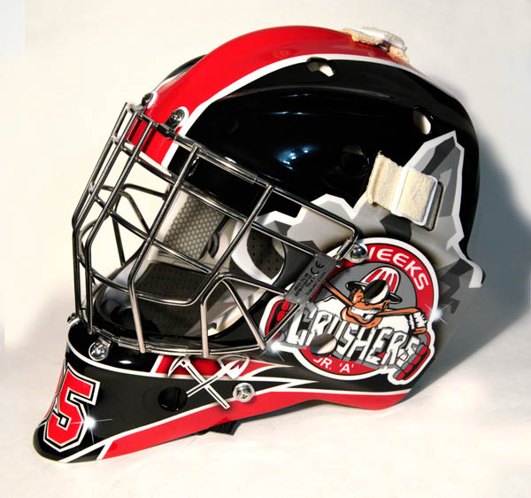Goalie mask, Custom Airbrush