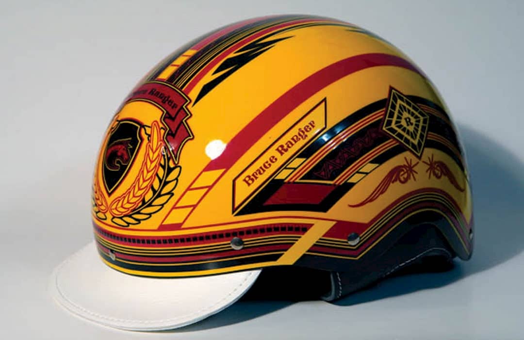 Custom painted harness helmet